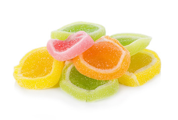Fototapeta na wymiar sweets made from sugar on white background