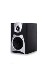 Obraz premium Sound audio speaker isolated on white background