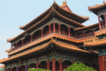 Fototapeta premium Lama temple, Beijing, China