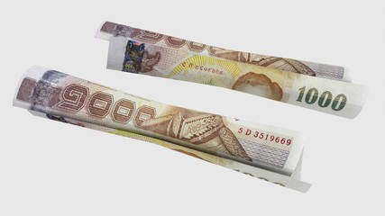 Thailand Currency 1000 Baht