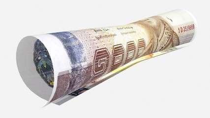 Thailand Currency 1000 Baht