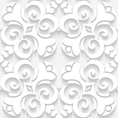 Paper lace texture, seamless pattern