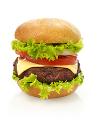 Cheeseburger isolated