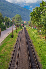 Obraz premium railway in Yaremcha