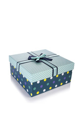 Giftboxes isolated on the white background