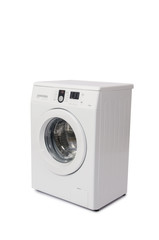 Washing machine isolated on white background