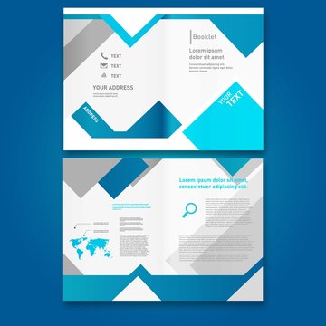 Bloue booklet template