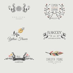 Floral business logos 