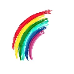 Fototapeta premium Watercolor rainbow