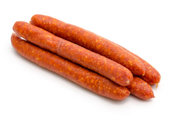 Schinkenmettwurst mit Paprika