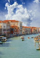 Grand Canal in Venice. Italy.