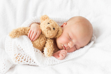 Newborn baby sleeping