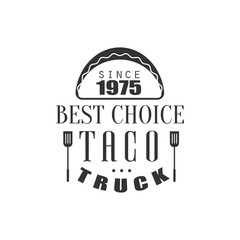 Taco Truck Label Design