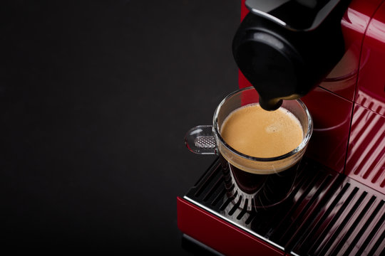 Fototapeta Cup of freshly brewed coffee