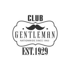 Nationwide Gentleman Club Label Design