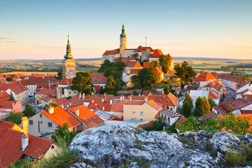 Foto op Plexiglas Town of Mikulov in Moravia, Czech Republic. © milangonda