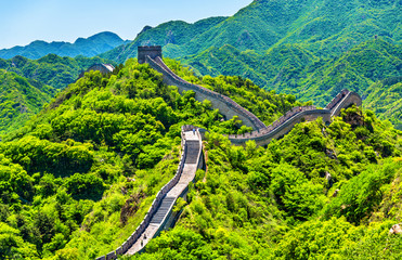 View of the Great Wall at Badaling - China
