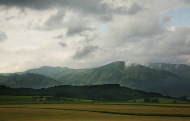 Landscape near Poprad. Slovakia