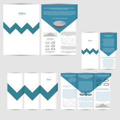 Set of design template with flyer, poster, brochure.