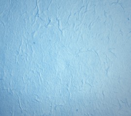 Blue hand made paper for texture or background