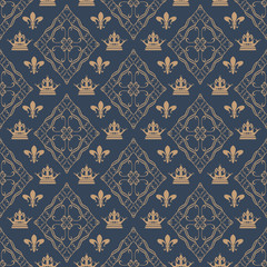 Seamless Pattern Royal Wallpaper