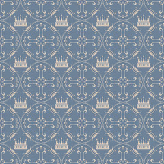 Seamless Pattern Royal Wallpaper