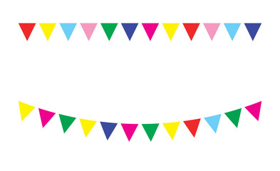 Bunting festive flags