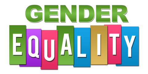 Gender Equality Colorful Stripes 