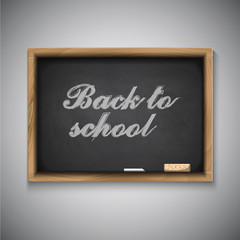 Fototapeta premium Back to School Chalkboard Background