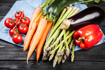Assortment of grilled vegetables