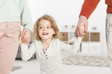 Fototapeta premium Child always needs support of parents