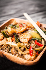 Shrimp rice dish
