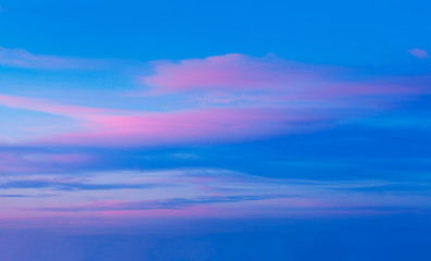 Fototapeta na wymiar Sunset sky with dramatic clouds