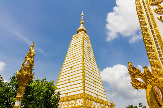 Phrathat Nong Bua temple in Ubon Ratchathani, Thailand.