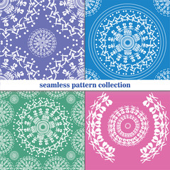 seamless pattern collection oriental