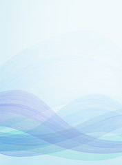 abstract wavy background blue