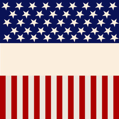 flag day background, united states. vector illustration