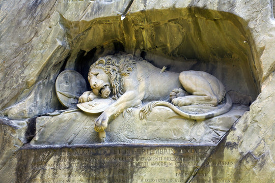 Luzern L&ouml;wendenkmal