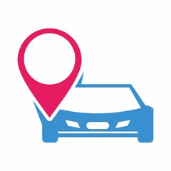Car pin logo