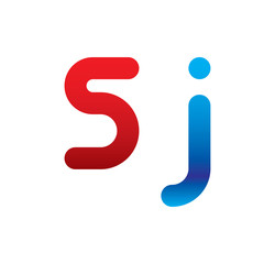 5j logo initial blue and red 