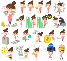 Pregnant woman money