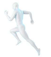 3d rendered medically accurate illustration of a runner