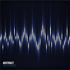 Digital equalizer. Vector illustration.