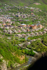 Fototapeta na wymiar Beautiful view on Tumanian, Armenia