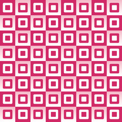 Geometric pattern with pink and white squares gradient effect

