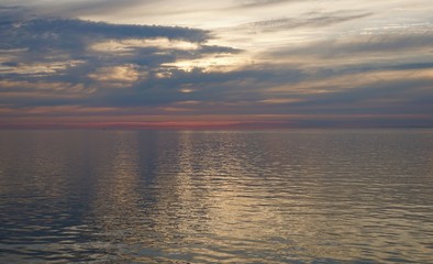 Sonnenuntergang an der Ostsee
