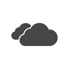 Cloud icon, vector illustration, Flat design style