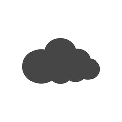 Cloud icon, vector illustration, Flat design style