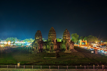 Phra Prang Sam Yod . Lopburi, Thailand. Religious buildings cons