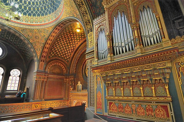 Spanish Synagogue in Jewish Quarter Prague